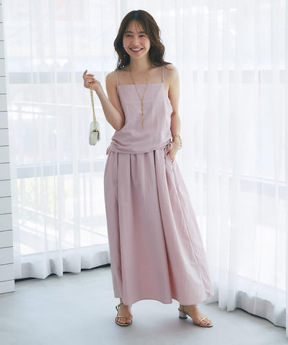 【La boutique BonBon】抽繩吊帶連衣裙