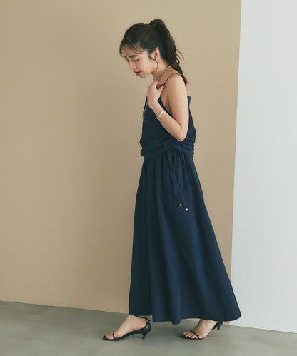 【La boutique BonBon】抽繩吊帶連衣裙