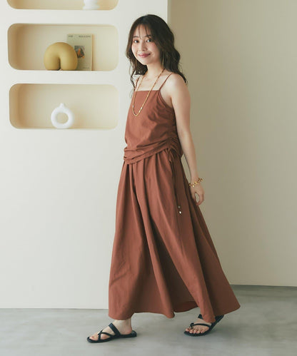 【La boutique BonBon】抽繩吊帶連衣裙