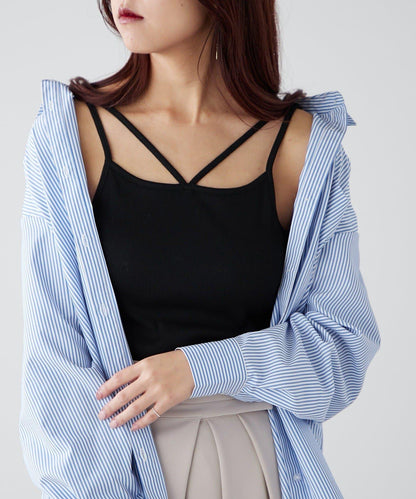 【continuer】カップ付キャミ