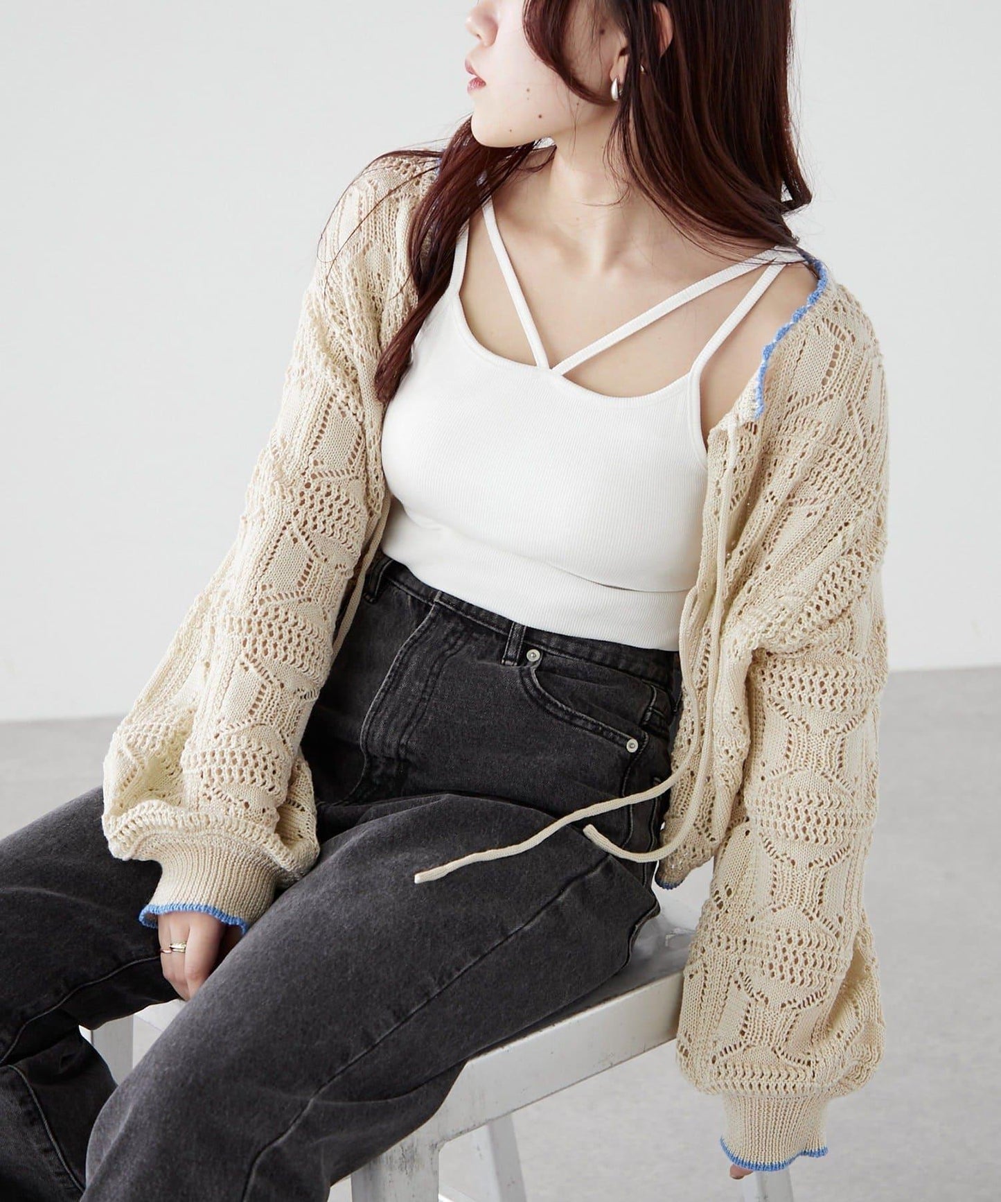 【continuer】カップ付キャミ