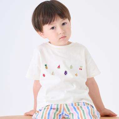 【接触冷感】前後で着れる2WAY半袖Tシャツ