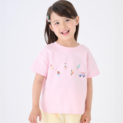 【接触冷感】前後で着れる2WAY半袖Tシャツ