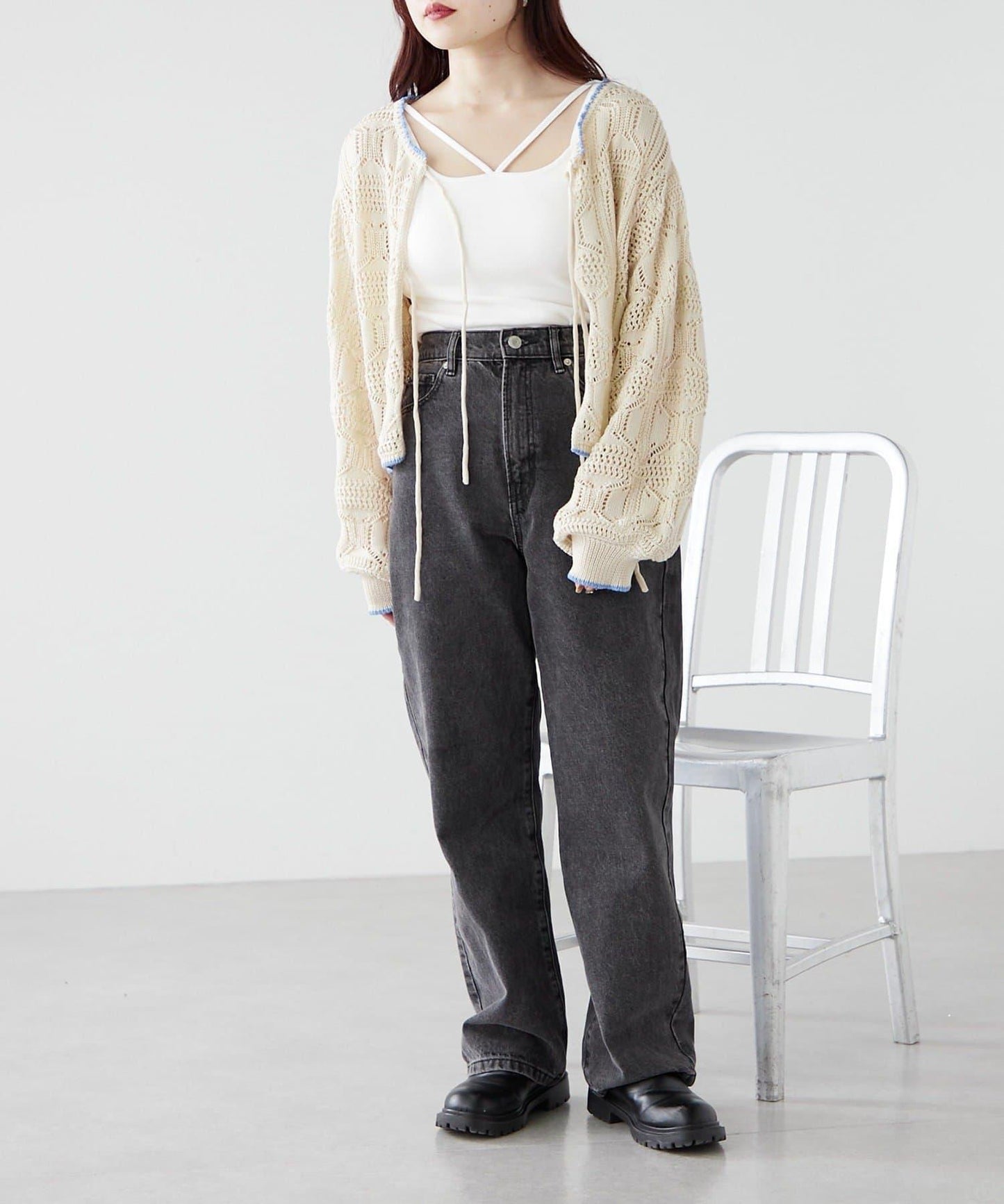 【continuer】カップ付キャミ