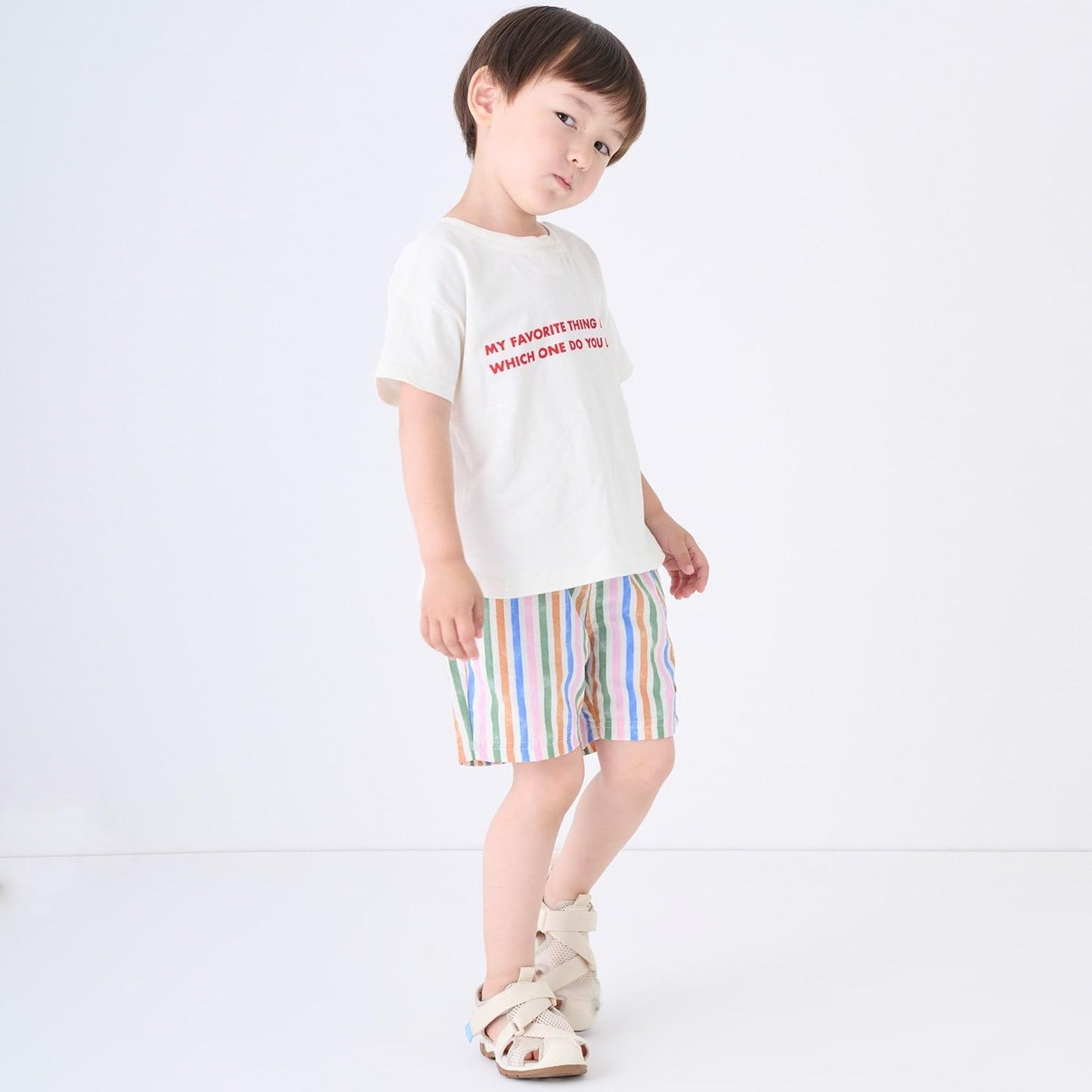 【接触冷感】前後で着れる2WAY半袖Tシャツ