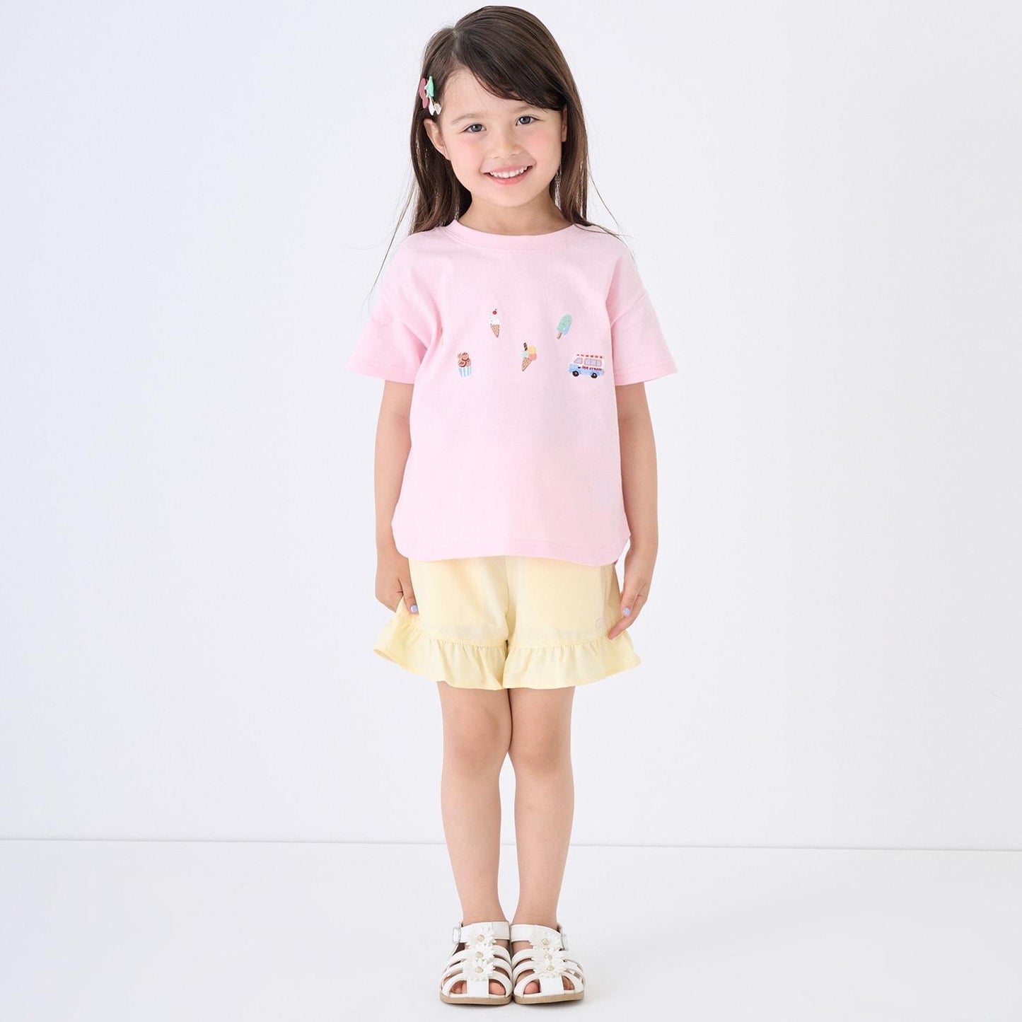 【接触冷感】前後で着れる2WAY半袖Tシャツ