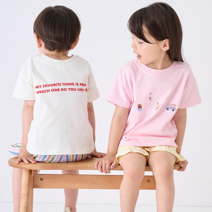 【接触冷感】前後で着れる2WAY半袖Tシャツ