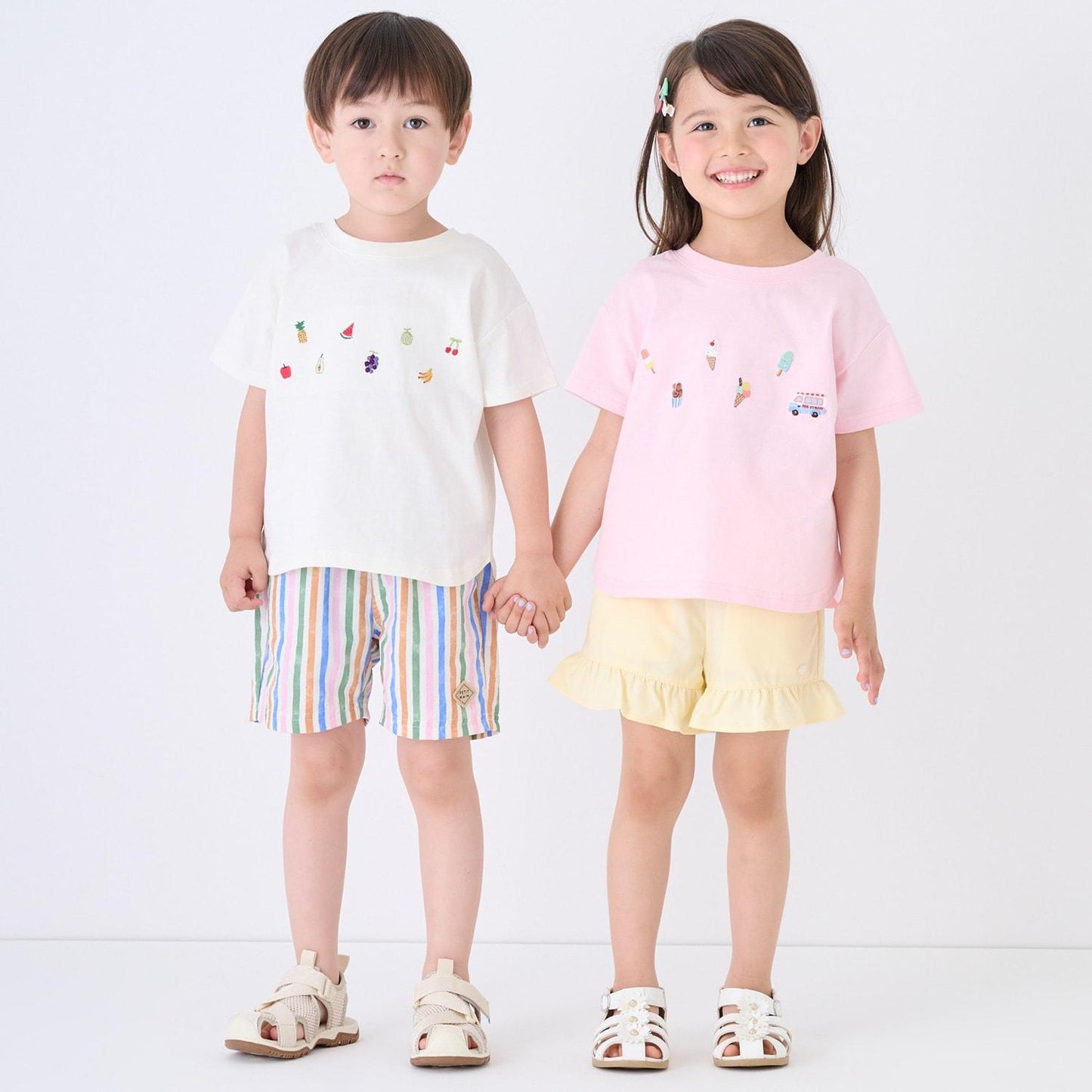 【接触冷感】前後で着れる2WAY半袖Tシャツ