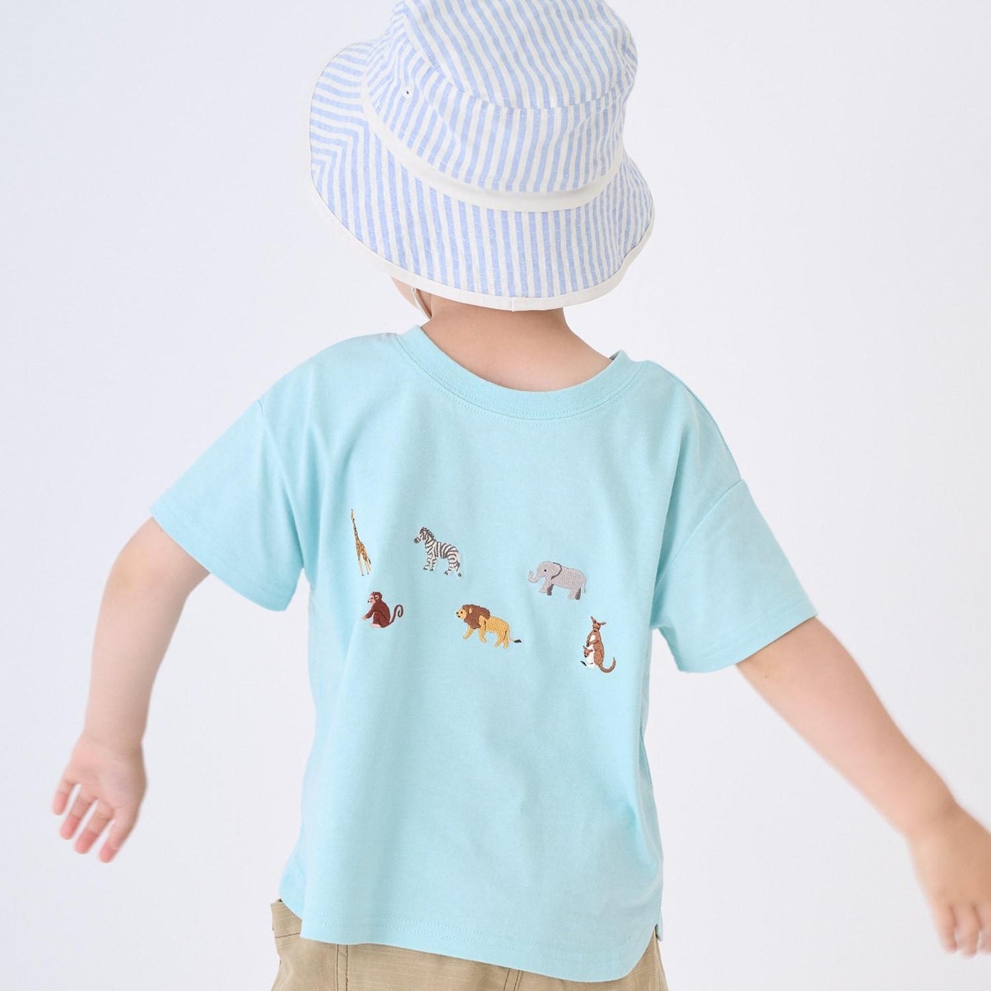【接触冷感】前後で着れる2WAY半袖Tシャツ