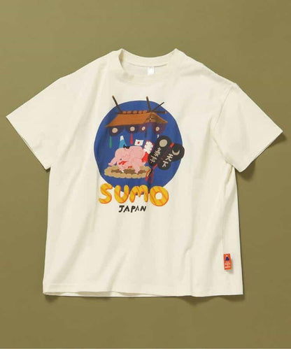 相撲POP Tシャツ(伝統)Aki Ishibashi
