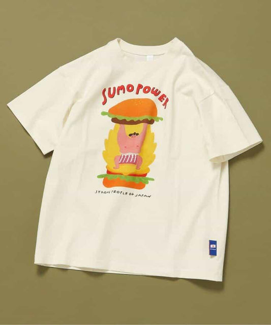 相撲POP Tシャツ(おもしろ)Aki Ishibashi