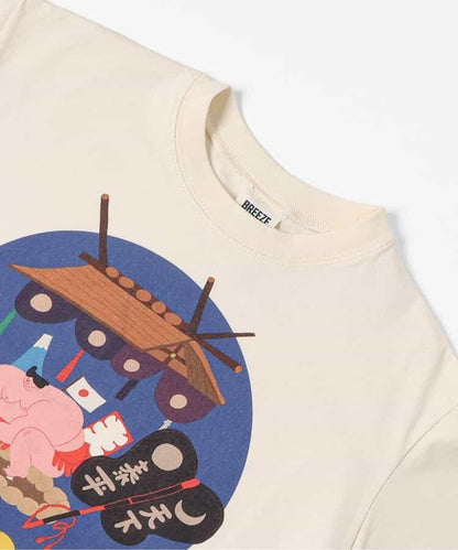 相撲POP Tシャツ(伝統)Aki Ishibashi