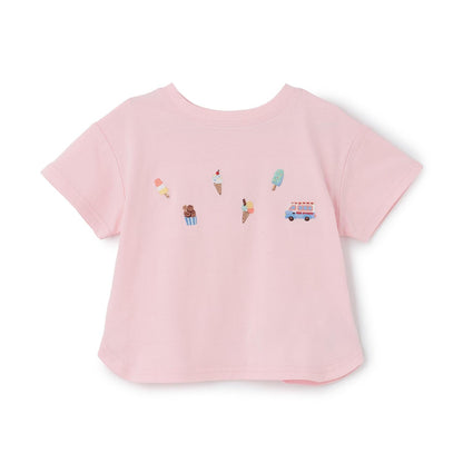 【接触冷感】前後で着れる2WAY半袖Tシャツ