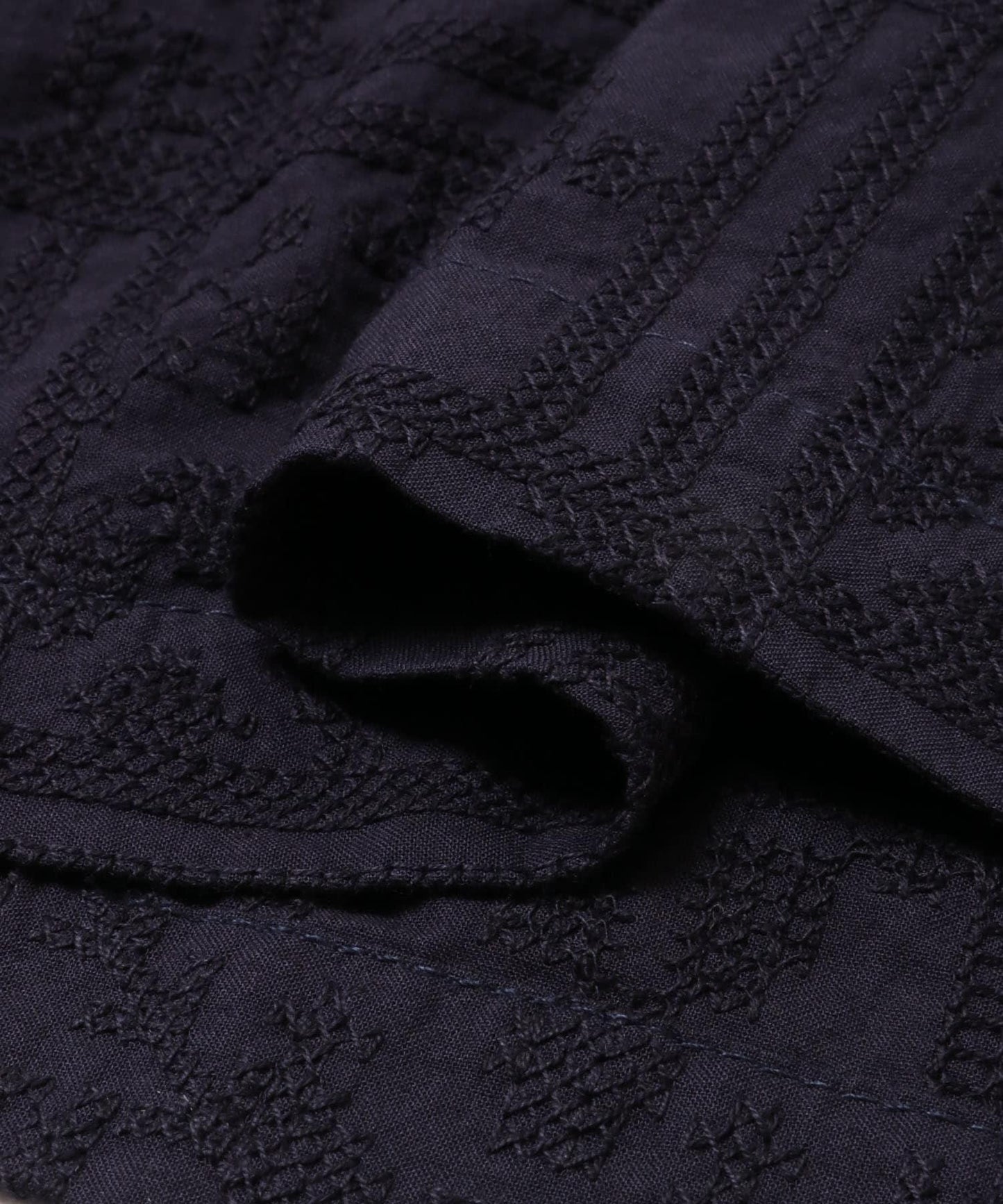 棉質刺繡闊腿襯衫