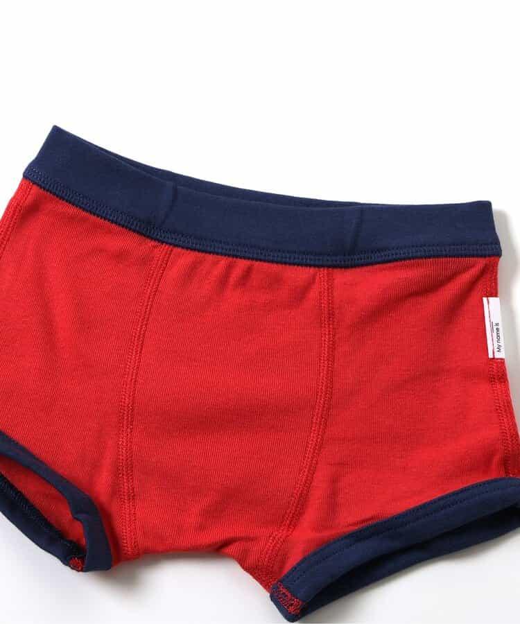3P対象B カレッジバックプリントボクサーパンツ