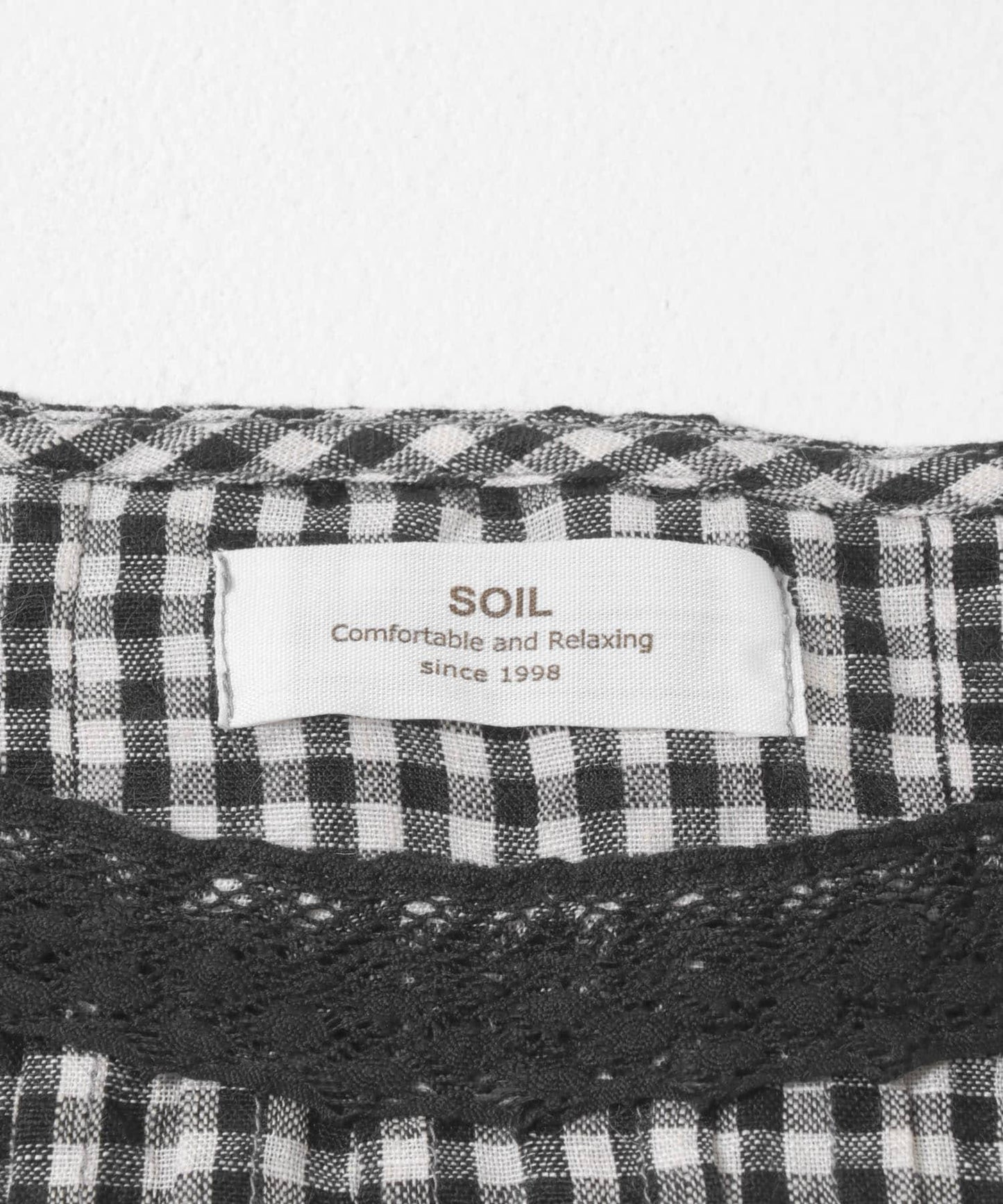 SOIL GINGHAM CHECK 套頭衫