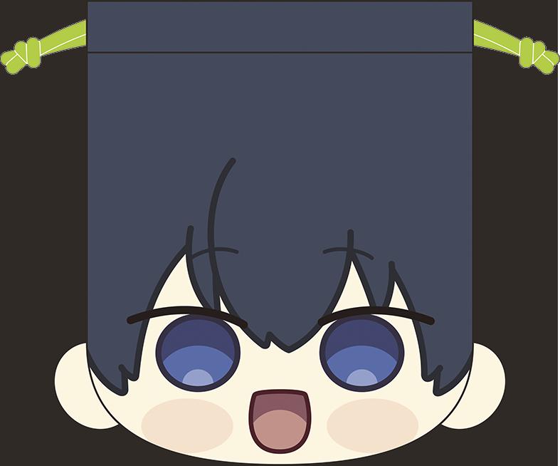 ブルーロック2期_お顔巾着／潔 世一　まるほぺフレンズ