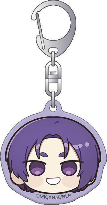 ブルーロック2期_チェンジングアクリルキーホルダー／御影 玲王　まるほぺフレンズ
