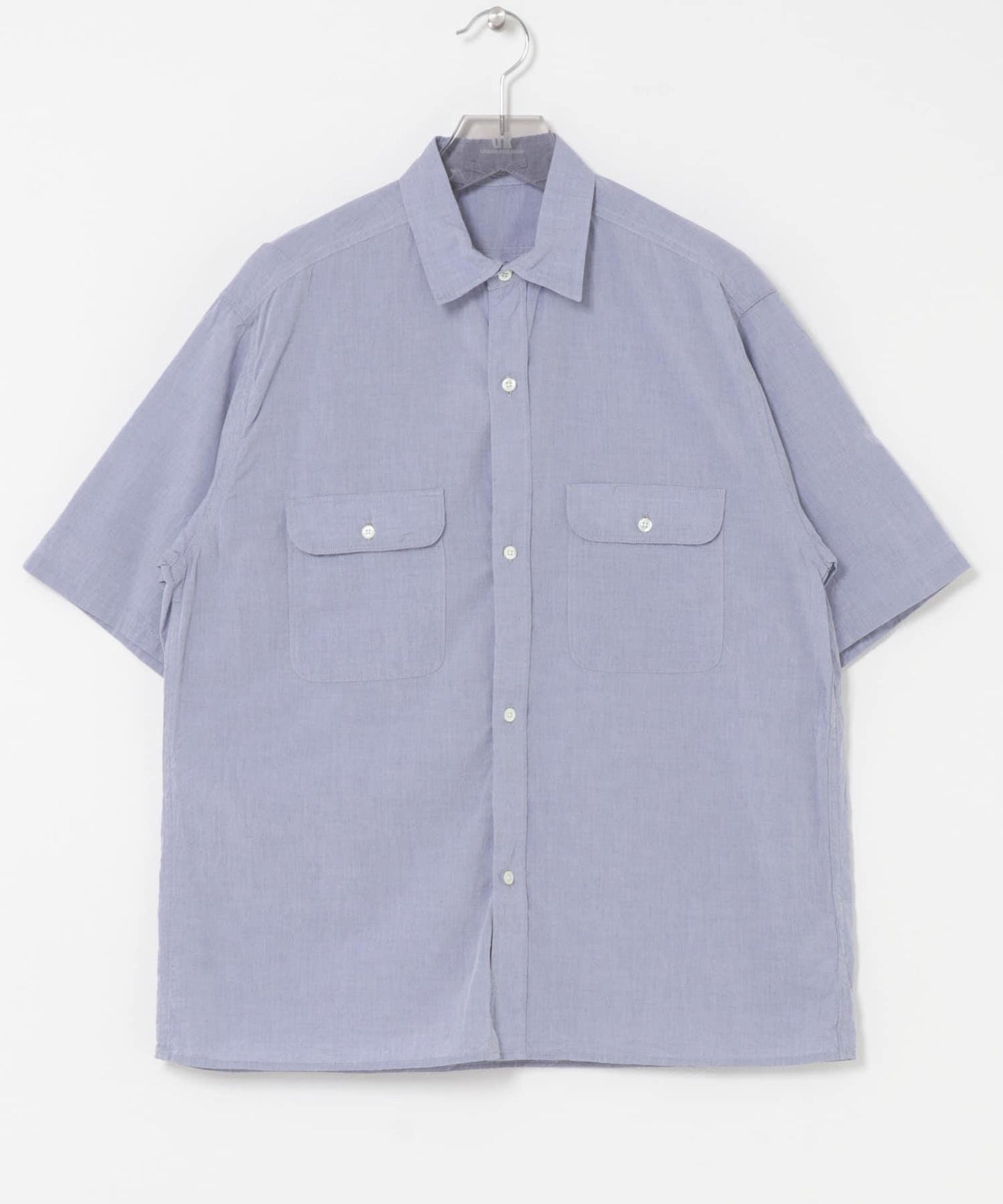 blurhmsROOTSTOCK H.T.CHAMBRAY WORK SHORT-SLEEVE