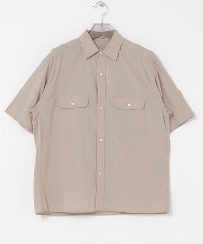 blurhmsROOTSTOCK H.T.CHAMBRAY WORK SHORT-SLEEVE