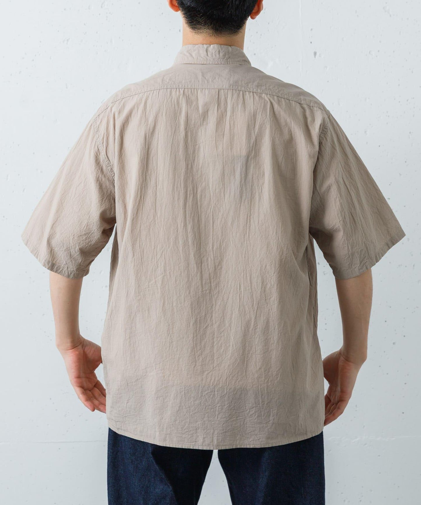 blurhmsROOTSTOCK H.T.CHAMBRAY WORK SHORT-SLEEVE