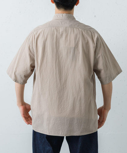 blurhmsROOTSTOCK H.T.CHAMBRAY WORK SHORT-SLEEVE