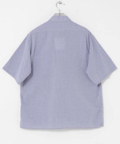 blurhmsROOTSTOCK H.T.CHAMBRAY WORK SHORT-SLEEVE