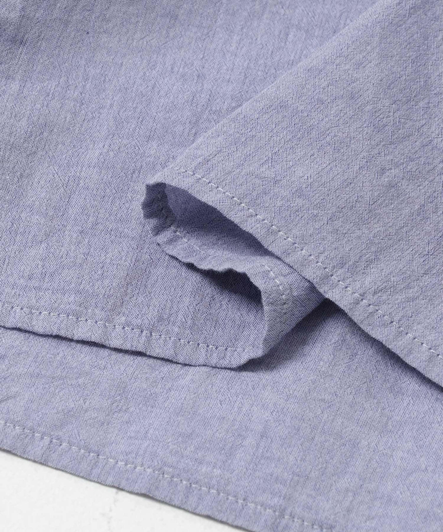 blurhmsROOTSTOCK H.T.CHAMBRAY WORK SHORT-SLEEVE