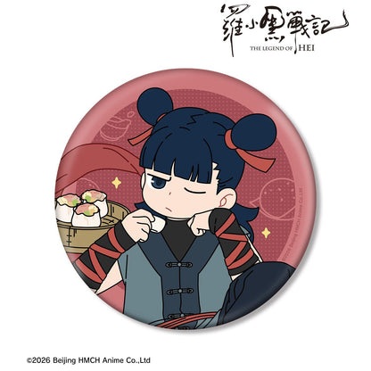 羅小黒戦記_描き下ろしイラスト ナタ 飲茶ver. BIG缶バッジ