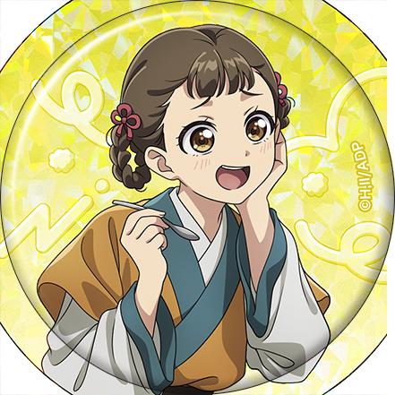 薬屋のひとりごと_ホログラム缶バッジ／小蘭　氷菓