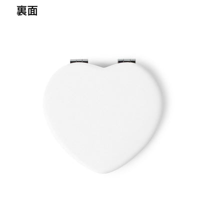 妖狐×僕SS_イニシャルモチーフ柄 ハート型折りたたみミラー