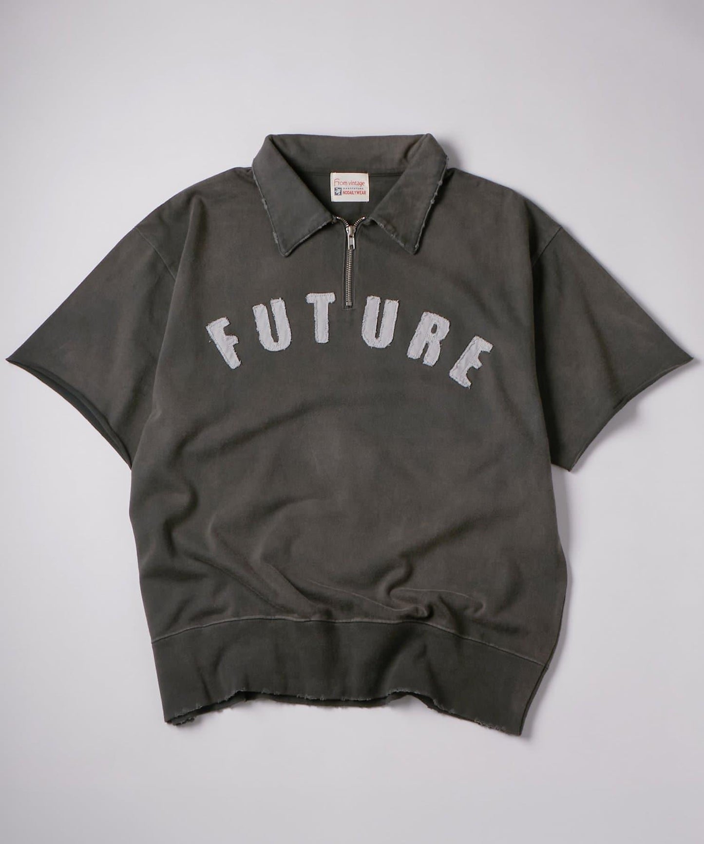 FromVintage 半拉鍊短袖衛衣