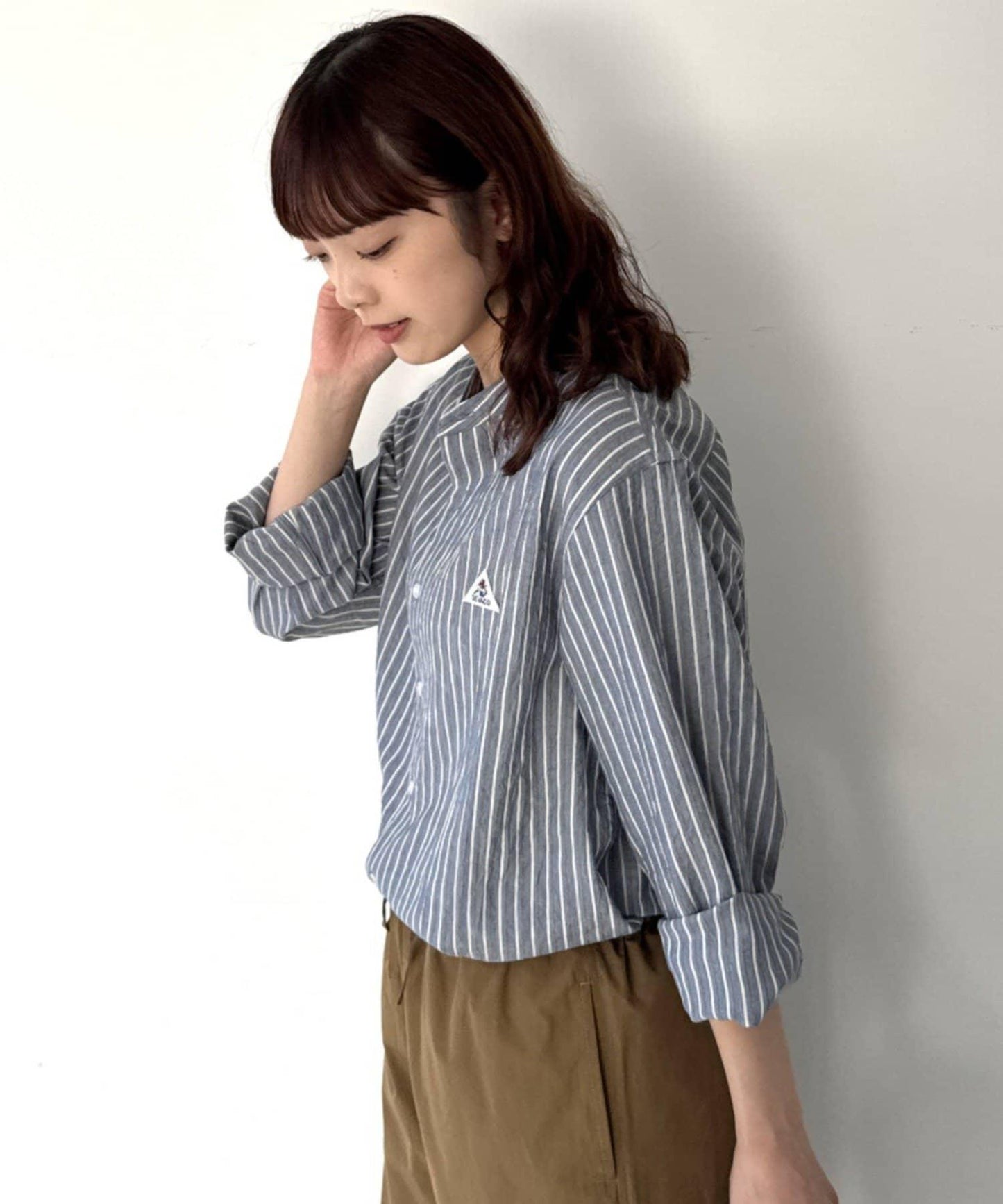 GEVACO 立領貼布襯衫
