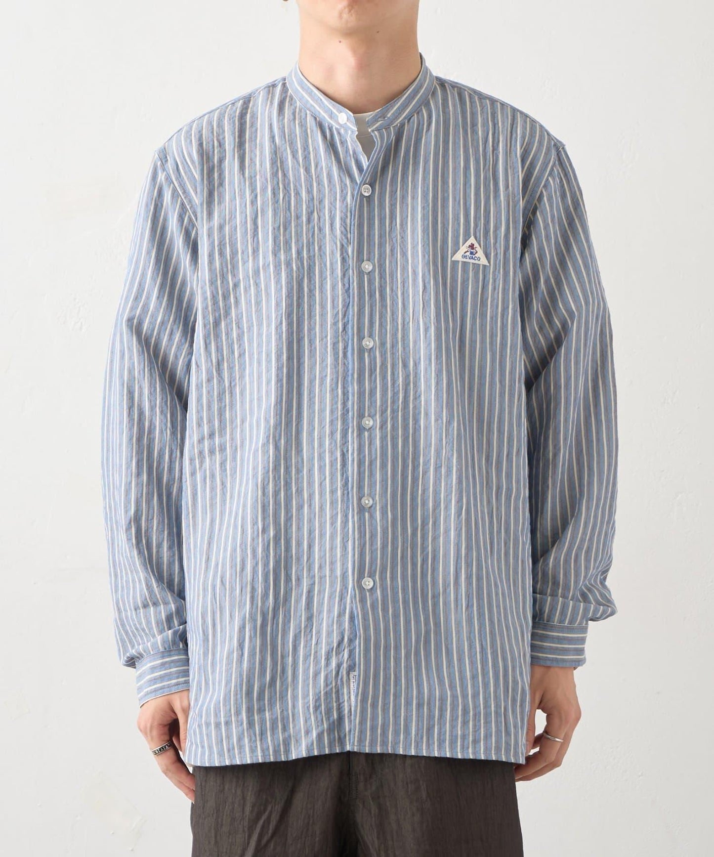 GEVACO 立領貼布襯衫