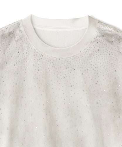 【&DEPOT限定】DankeSchon/ダンケシェーン/RHINESTONE S/S T-SHIRTS