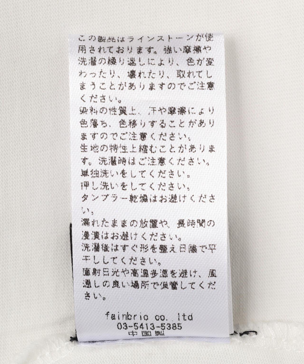 【&DEPOT限定】DankeSchon/ダンケシェーン/RHINESTONE S/S T-SHIRTS