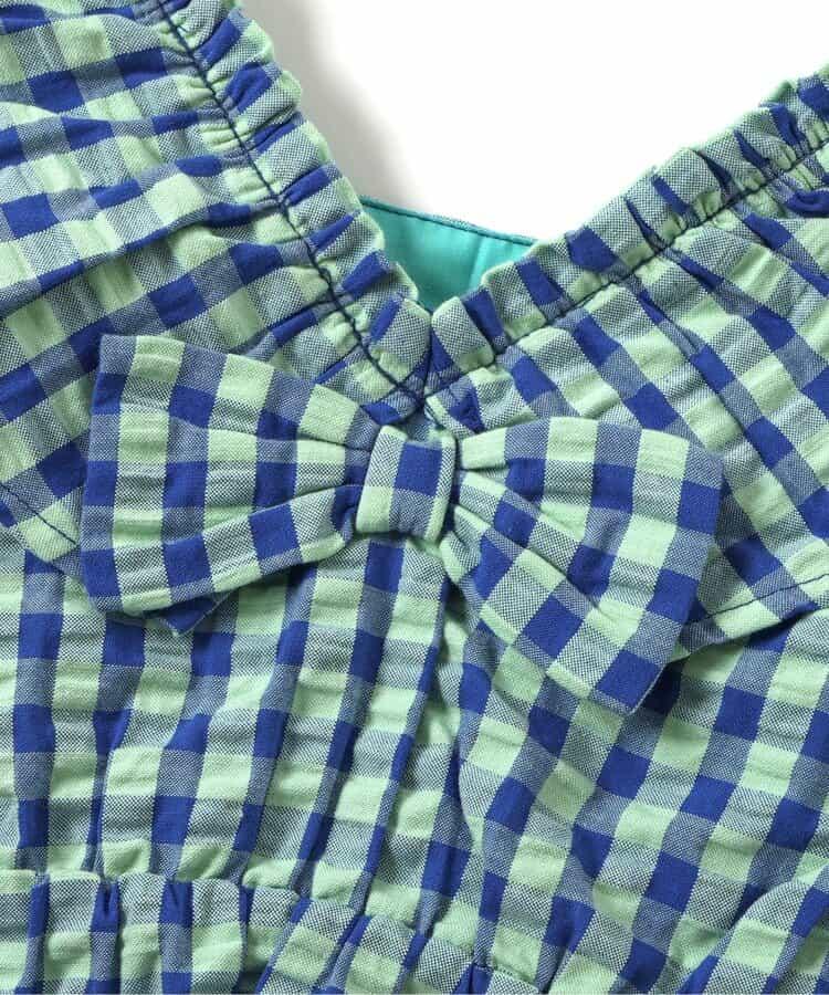 【鏈接】後蝴蝶結荷葉邊罩衫（可套裝）