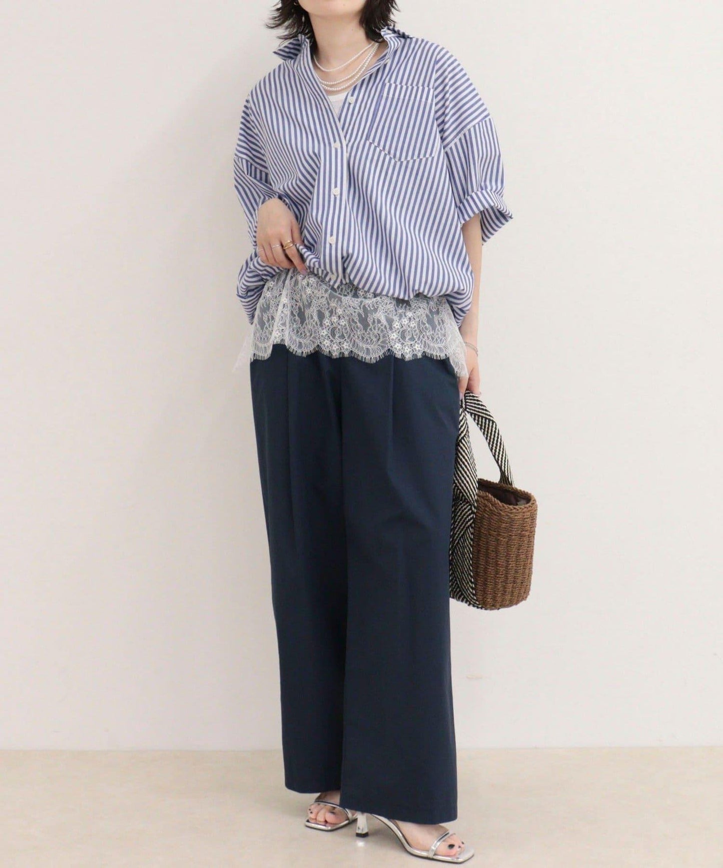 汗漬減輕加工COTTON短袖襯衫夾克