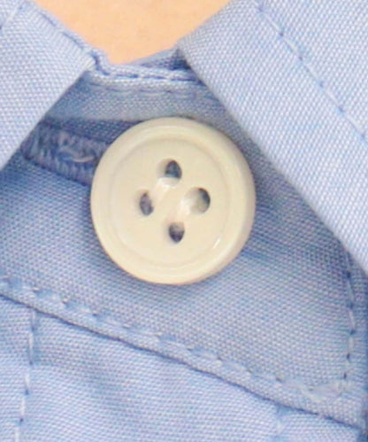 汗漬減輕加工COTTON短袖襯衫夾克
