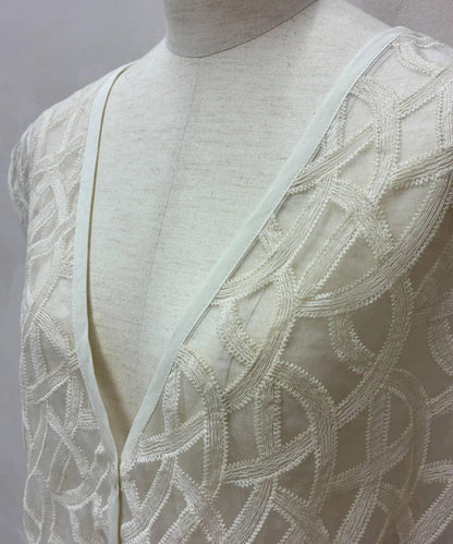 刺繡蕾絲套裝連衣裙
