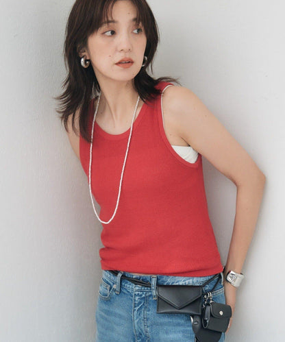 【A・MONN】【可成套穿著】tank KNIT