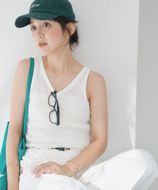 【A・MONN】【可成套穿著】tank KNIT