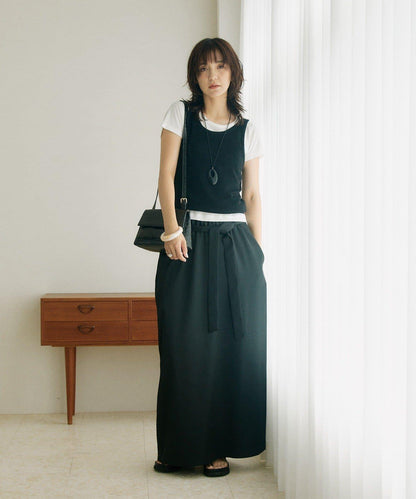【A・MONN】【可成套穿著】tank KNIT