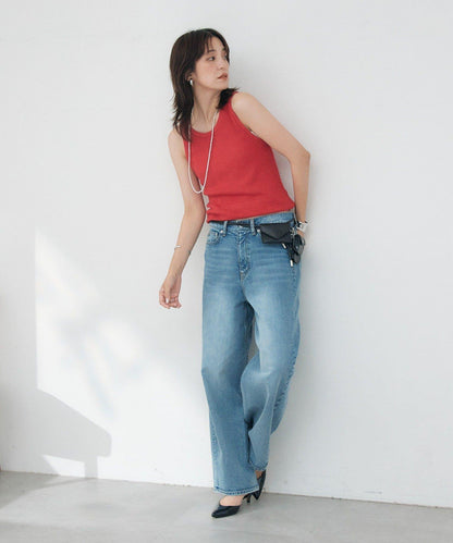 【A・MONN】【可成套穿著】tank KNIT