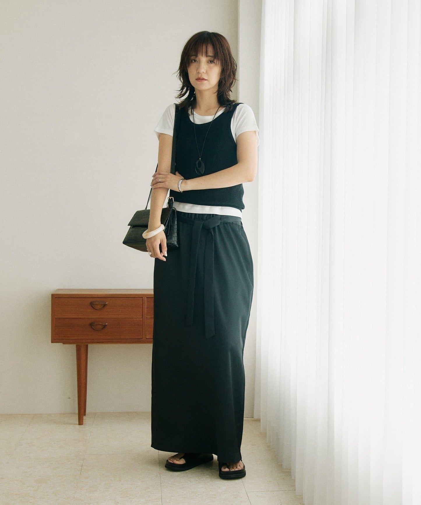 【A・MONN】【可成套穿著】tank KNIT