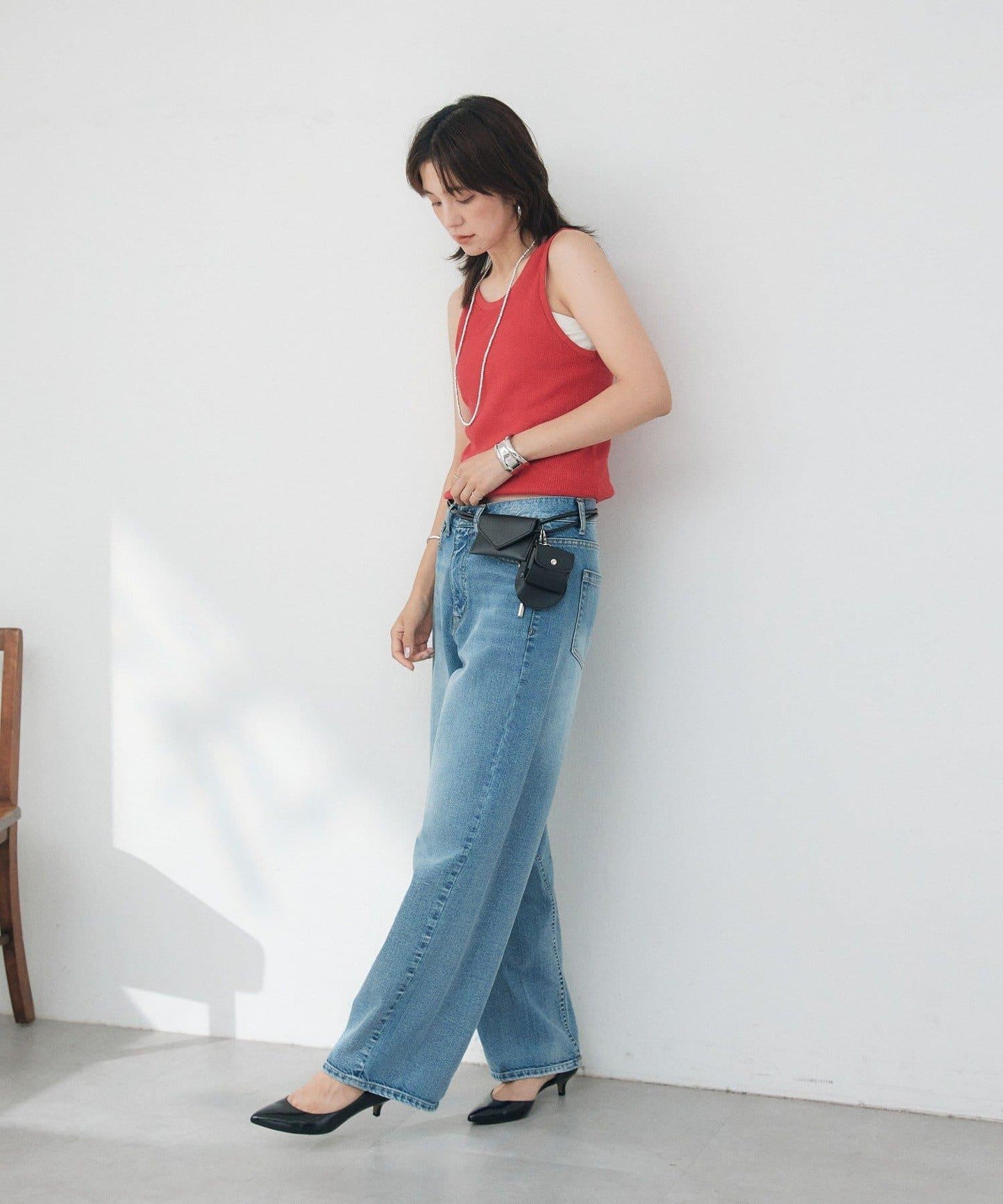 【A・MONN】【可成套穿著】tank KNIT