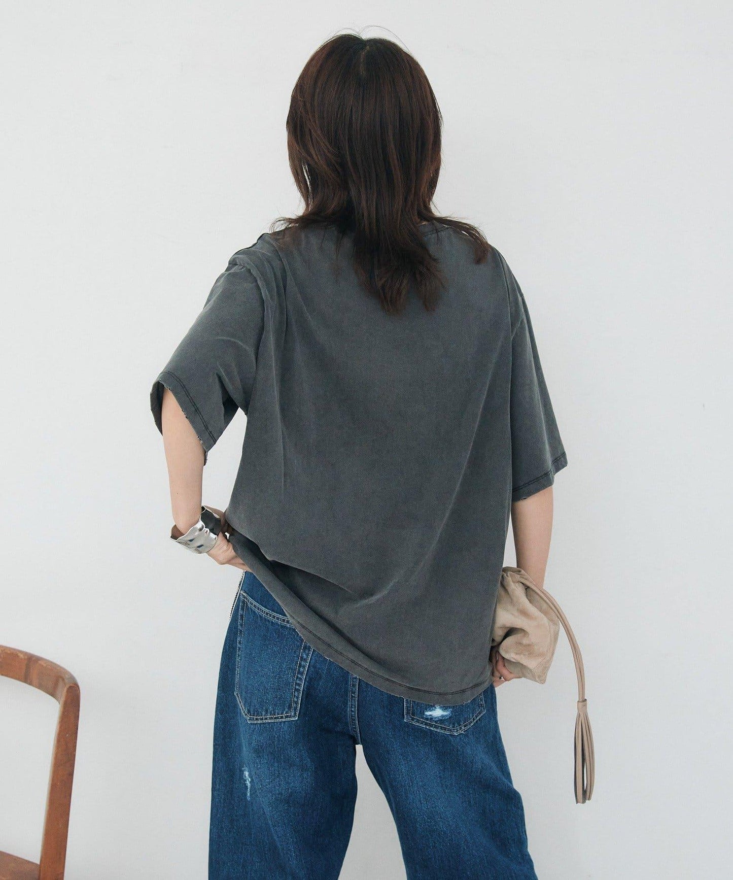 A・MONN 棉100% 超大版型 ON SWITCH tee