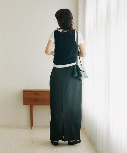 【A・MONN】【可成套穿著】tank KNIT