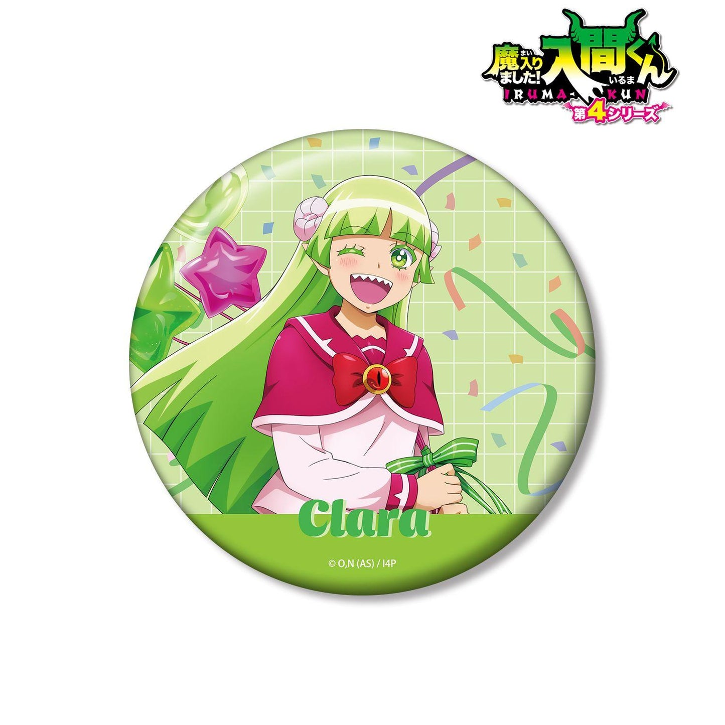 入間くんは魔界の主役です！（入間同學入魔了！） 描き下ろし 瓦拉克·克拉拉 音符氣球ver. 100mm徽章
