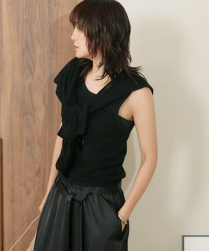 【A・MONN】【可成套穿著】tank KNIT